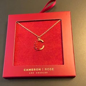 Cameron Rose “C” Necklace